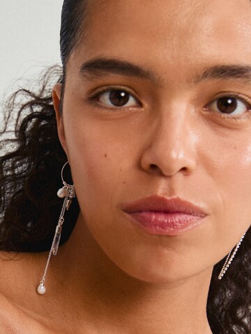 Pilgrim Earrings 'Starlight' in Silver: front