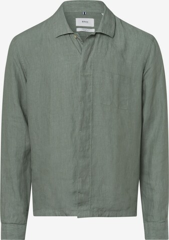 BRAX Regular fit Button Up Shirt 'Levi' in Green: front
