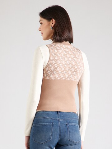 GUESS - Top de punto 'LISE' en beige