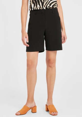 b.young Regular Chino trousers in Black: front