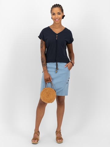 Alife and Kickin Tričko 'Anais' – modrá