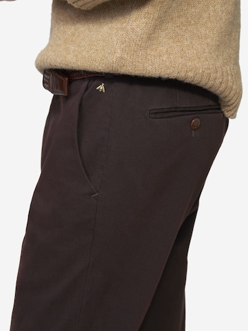 Regular Pantalon chino 'Bonn 2-8616' MEYER en marron