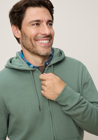 Man's World Zip-Up Hoodie in Green