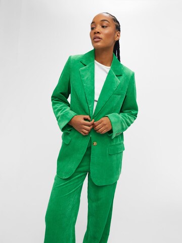 OBJECT Szeroka nogawka Spodnie 'RITA' w kolorze zielony