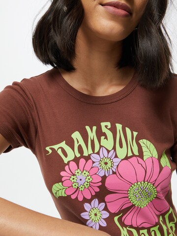 T-shirt '70S' Damson Madder en marron