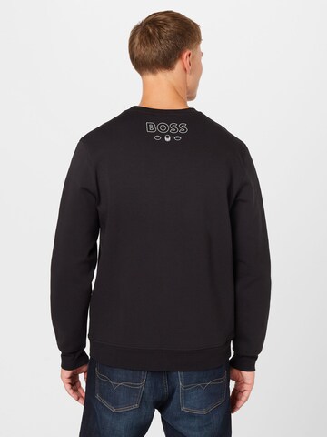 BOSSSweater majica - crna boja