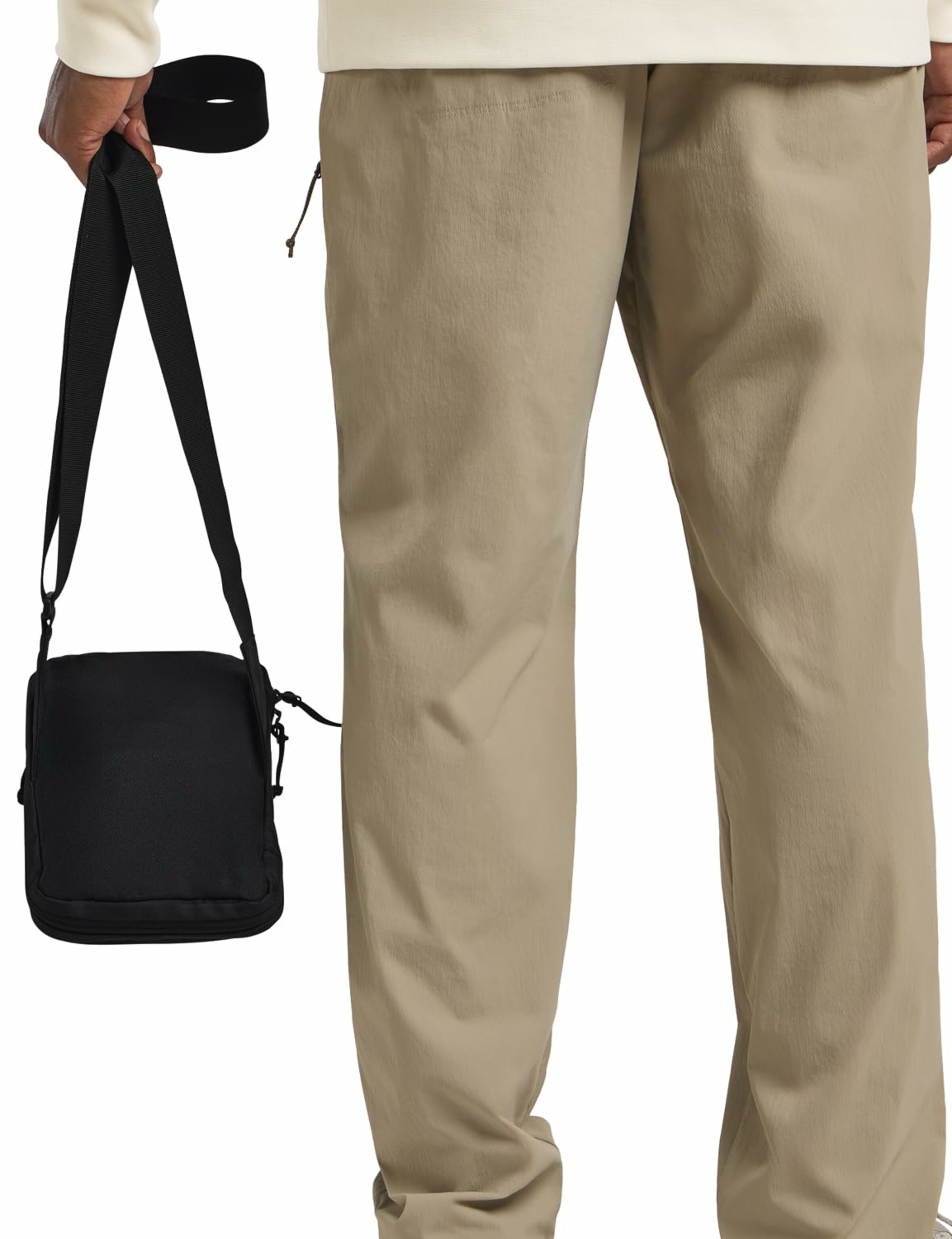 JACK WOLFSKIN Umhängetasche in Schwarz