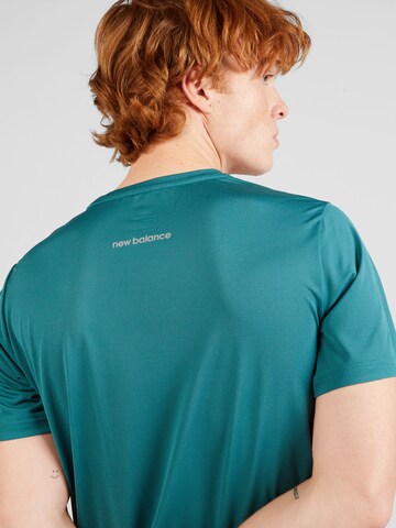 new balance قميص عملي 'Accelerate' بلون أزرق