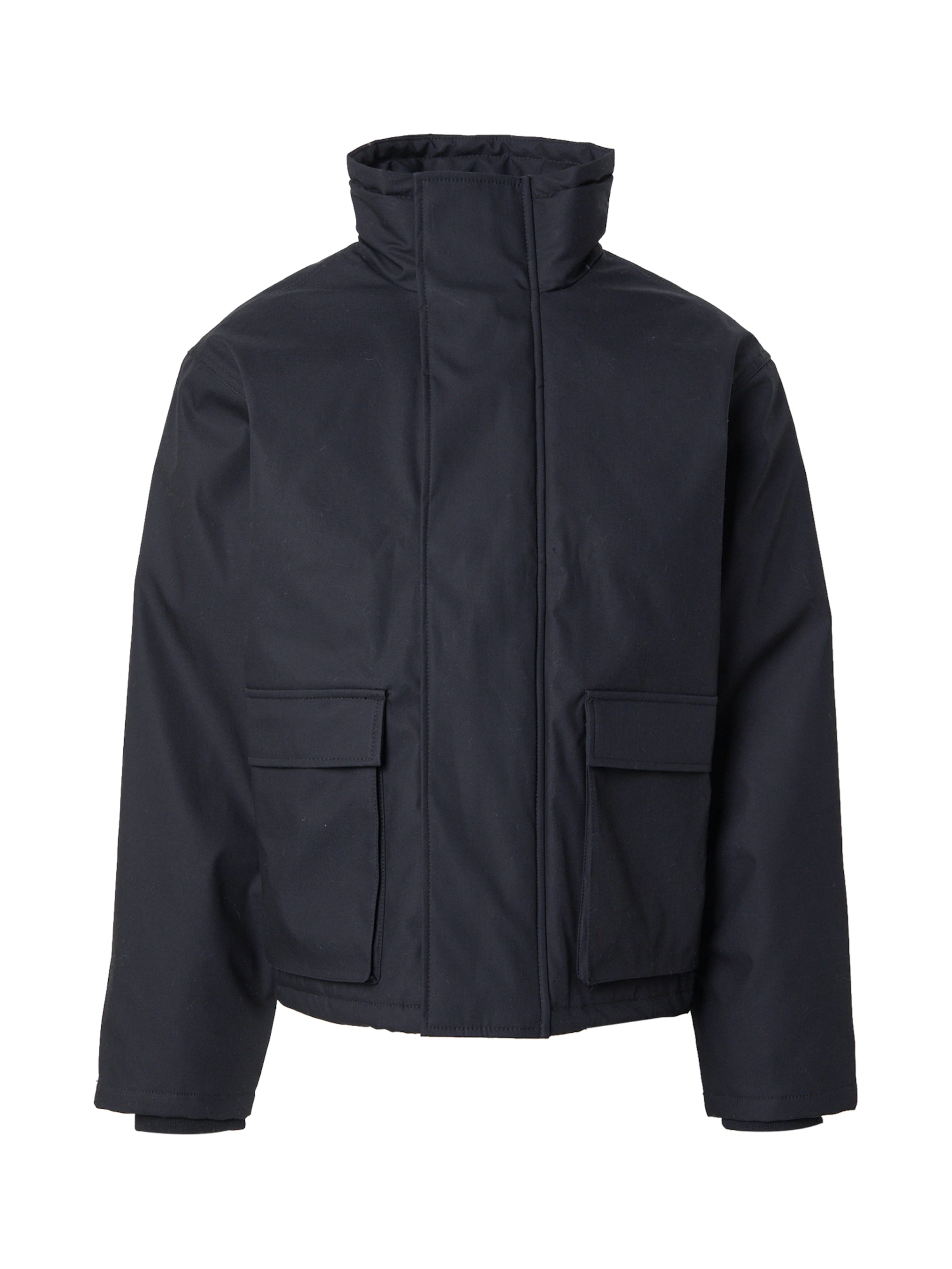 WEEKDAY Winter Jacket 'Transiton Timber' in Black: front