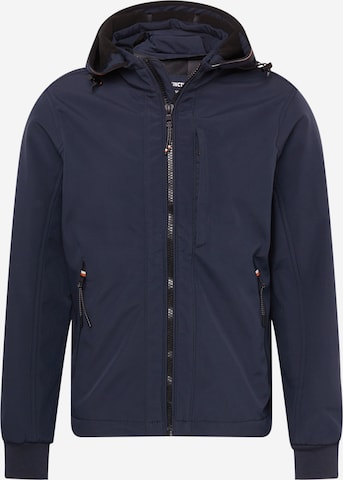 TOM TAILOR Between-Season Jacket in Blue: front