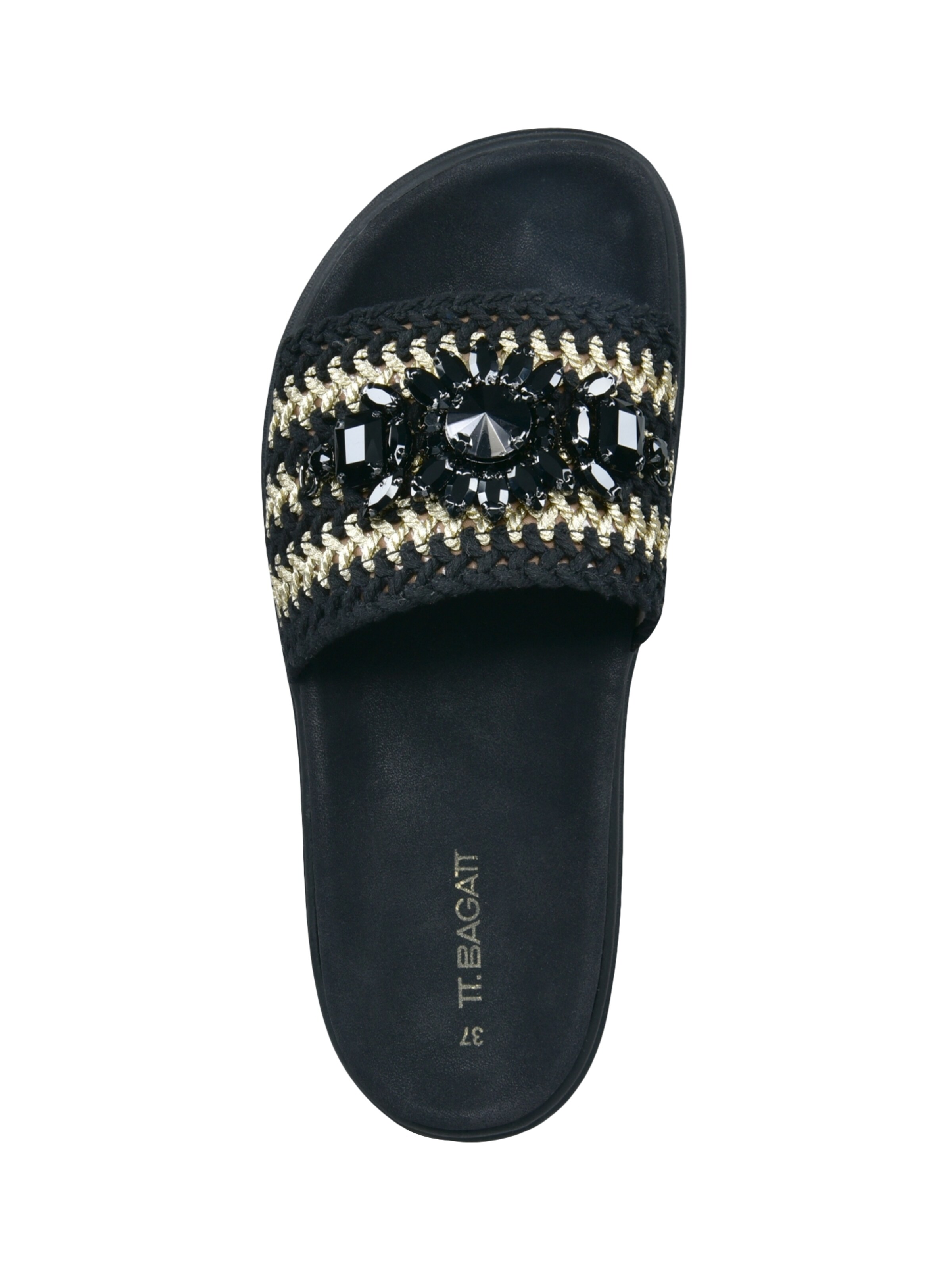 TT. BAGATT Muiltjes in Zwart