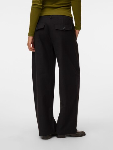 VERO MODA Barrel Pants 'VMSofia' in Black