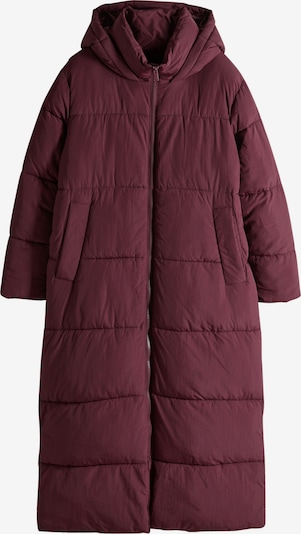 The Set Wintermantel in burgunder, Produktansicht