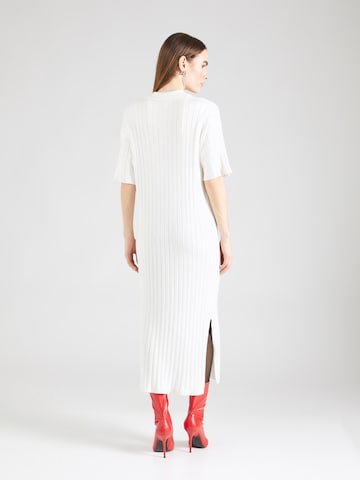 b.young - Vestido de malha 'MOBENA' em branco