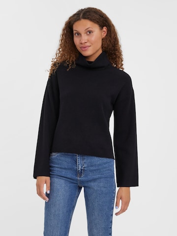 VERO MODA Sweater 'Gold' in Black: front