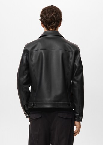 MANGO MAN Between-Season Jacket 'Blas' in Black