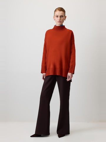 Touche Prive Gebreid vest in Rood