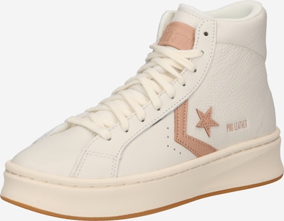 CONVERSE Baskets hautes 'Pro Leather Lift Neutral Crafted' en noisette / blanc, Vue avec produit