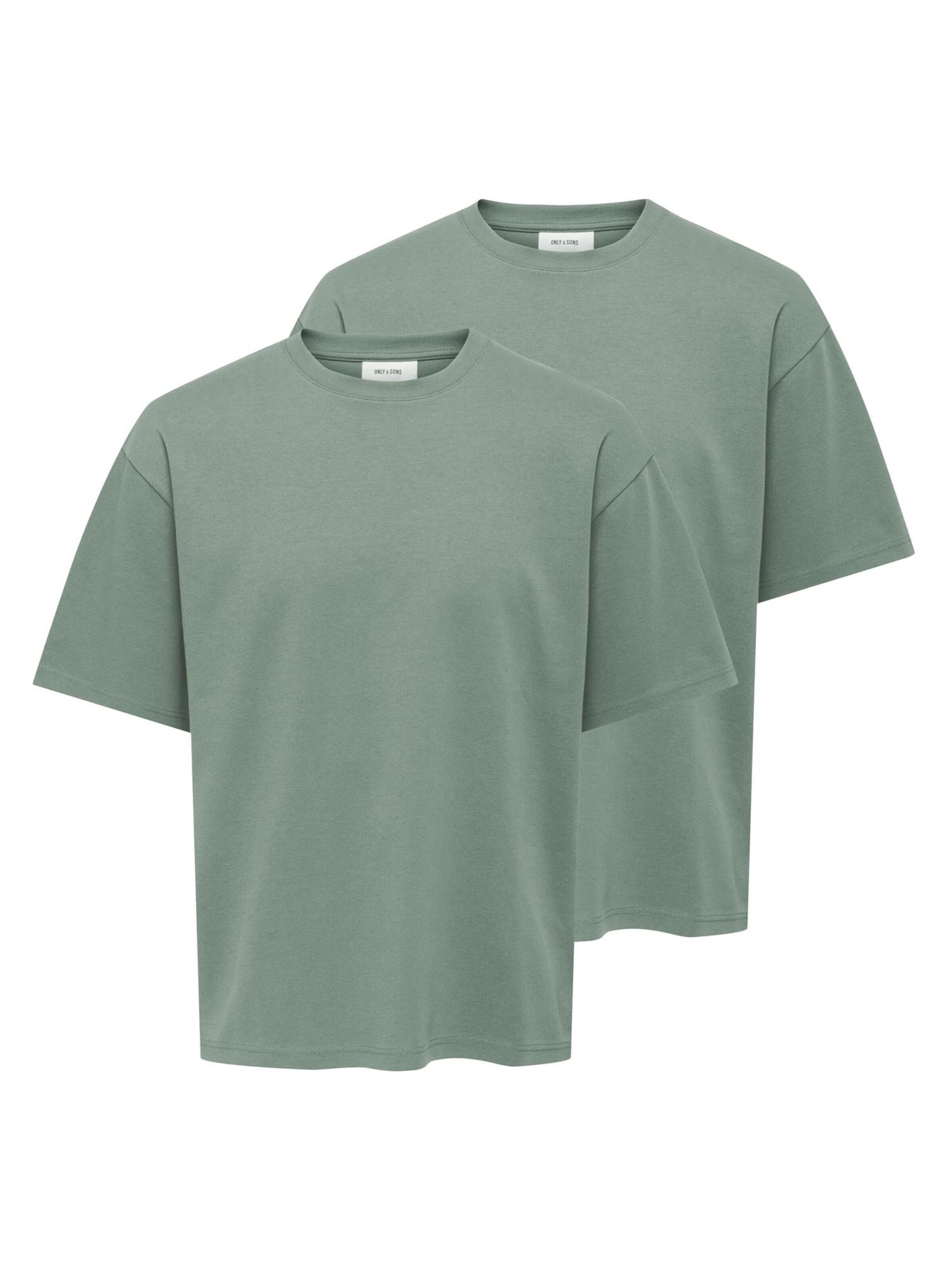 Only & Sons Shirt 'Caspian'‌‌‌ in Grün: Vorderseite