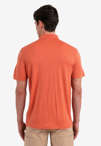 ICEBREAKER - Camisa funcionais 'Tech Lite III' em laranja