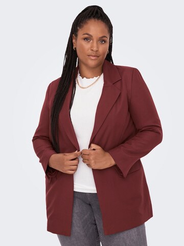 ONLY Carmakoma Blazer in Red: front