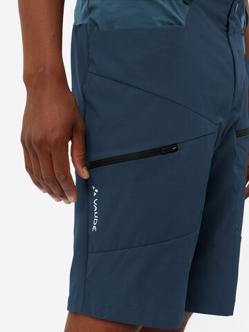 VAUDE Regular Outdoor trousers 'Tekoa' in Blue