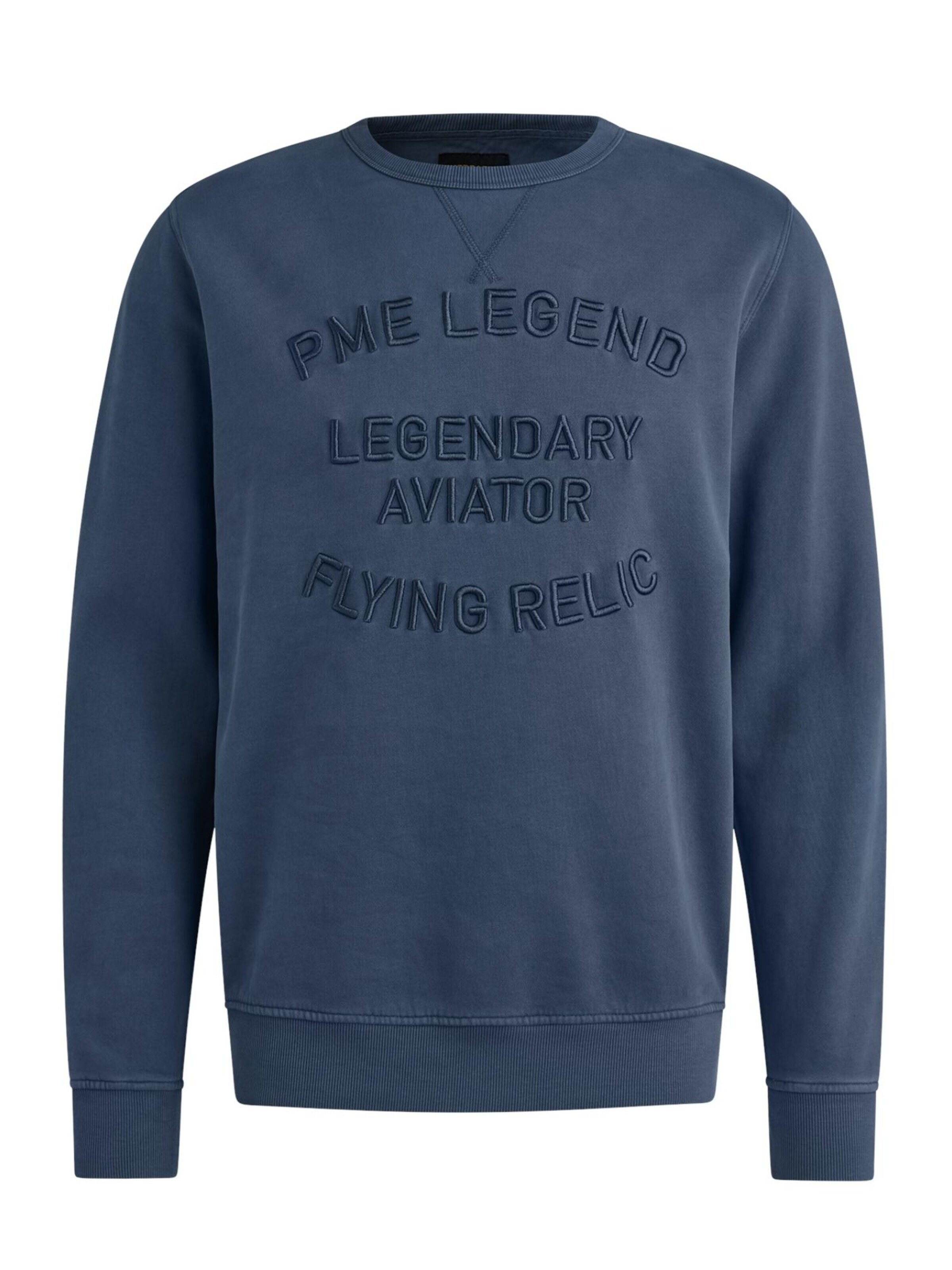 Pme-Legend Sweatshirt in Blauw: voorkant