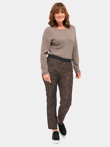 Regular Pantalon Goldner en marron