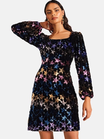 love & roses Cocktailjurk in Zwart: voorkant