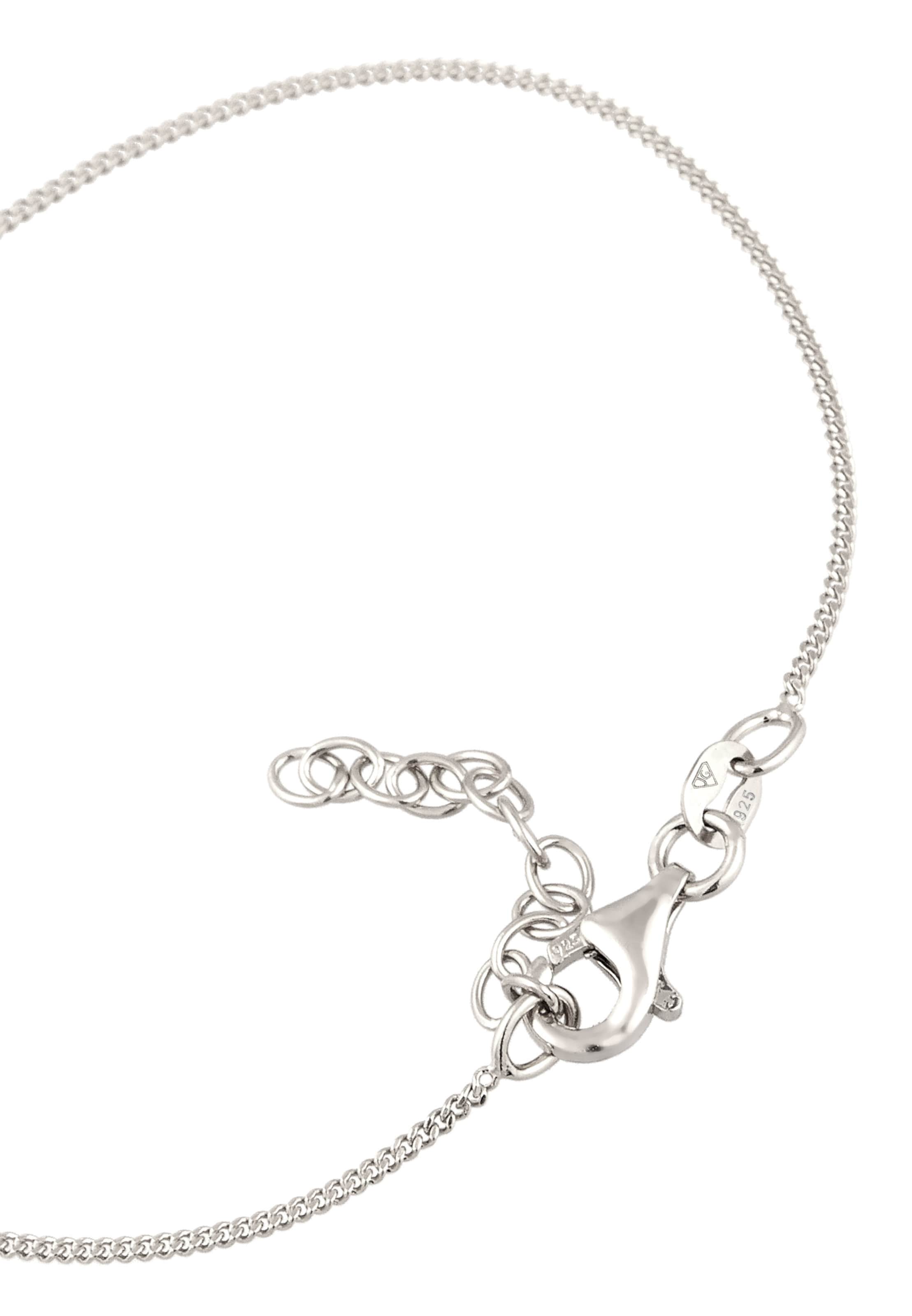 ELLI Armband 'Solitär' in Silber