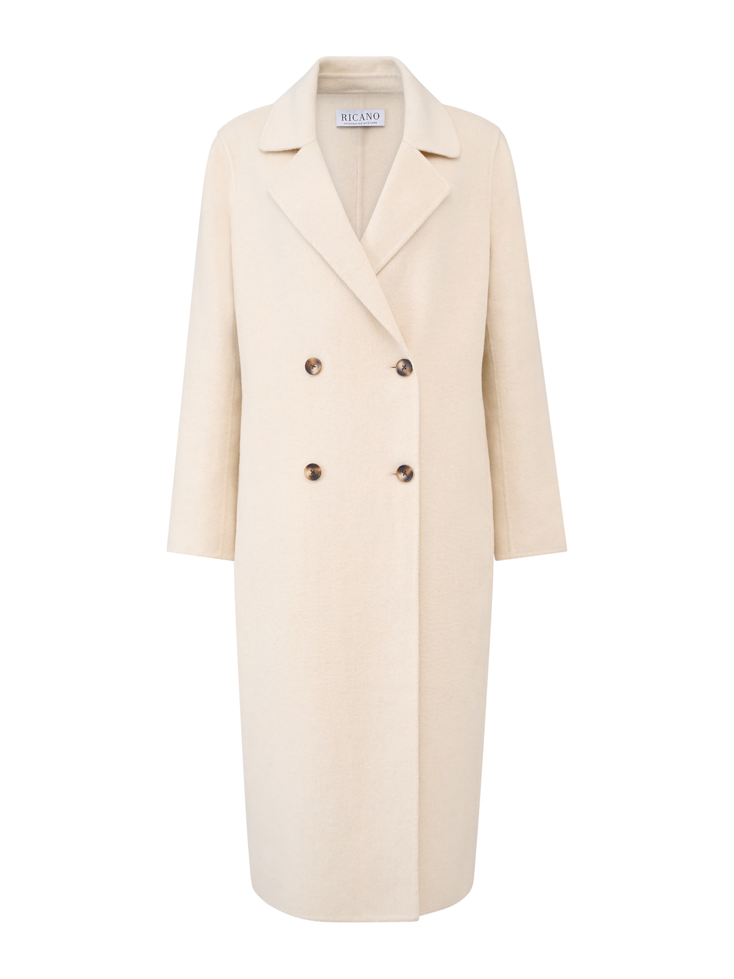 RICANO Tussenmantel 'Clara' in Wit: voorkant