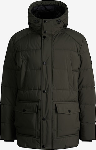 JOOP! Jeans Tussenparka in Groen: voorkant