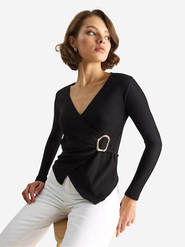 Camicia da donna di Bianco Lucci in nero