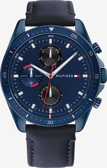 TOMMY HILFIGER Analogni sat u tamno plava / siva / crna, Pregled proizvoda