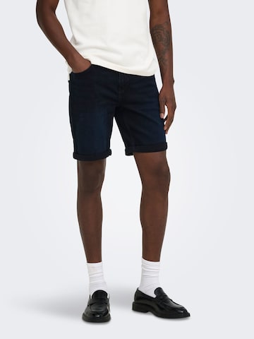 regular Jeans 'PLY' di Only & Sons in blu: frontale