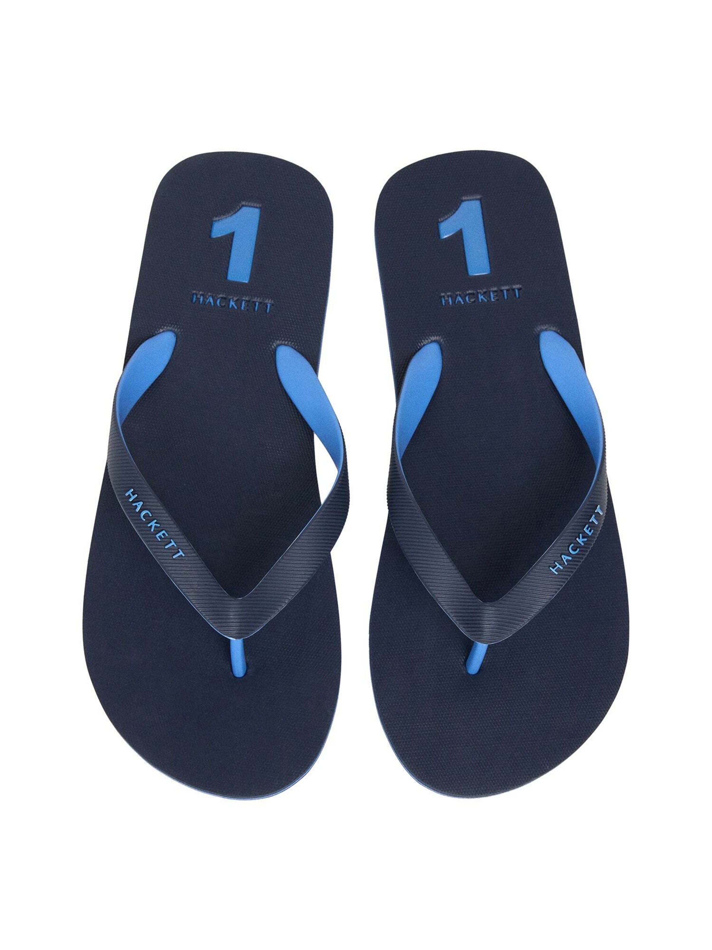 Tongs 'Capri Numbers' Hackett London en bleu