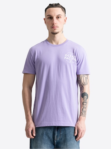 Ocean Pacific Shirt 'Santa Teresa' in Lila: voorkant