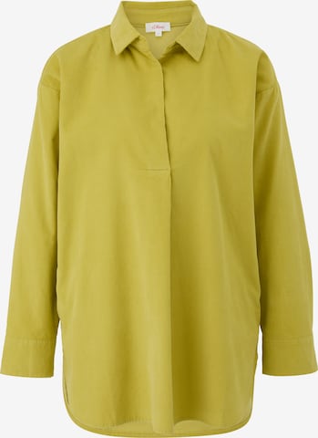 s.Oliver Blouse in Geel: voorkant