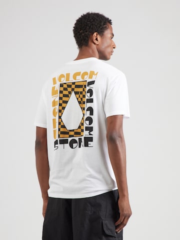 Volcom Футболка 'CORNERSTONE' в Белый: спереди