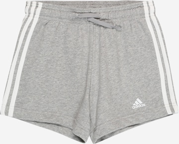 ADIDAS SPORTSWEAR Workout Pants 'Essentials' in Grey: front
