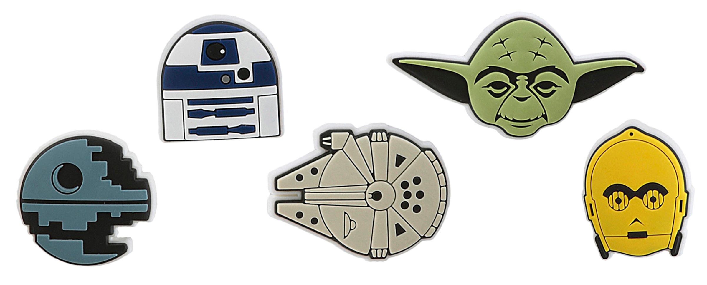 Crocs Shoe Accessories 'Star Wars' in Blue: front