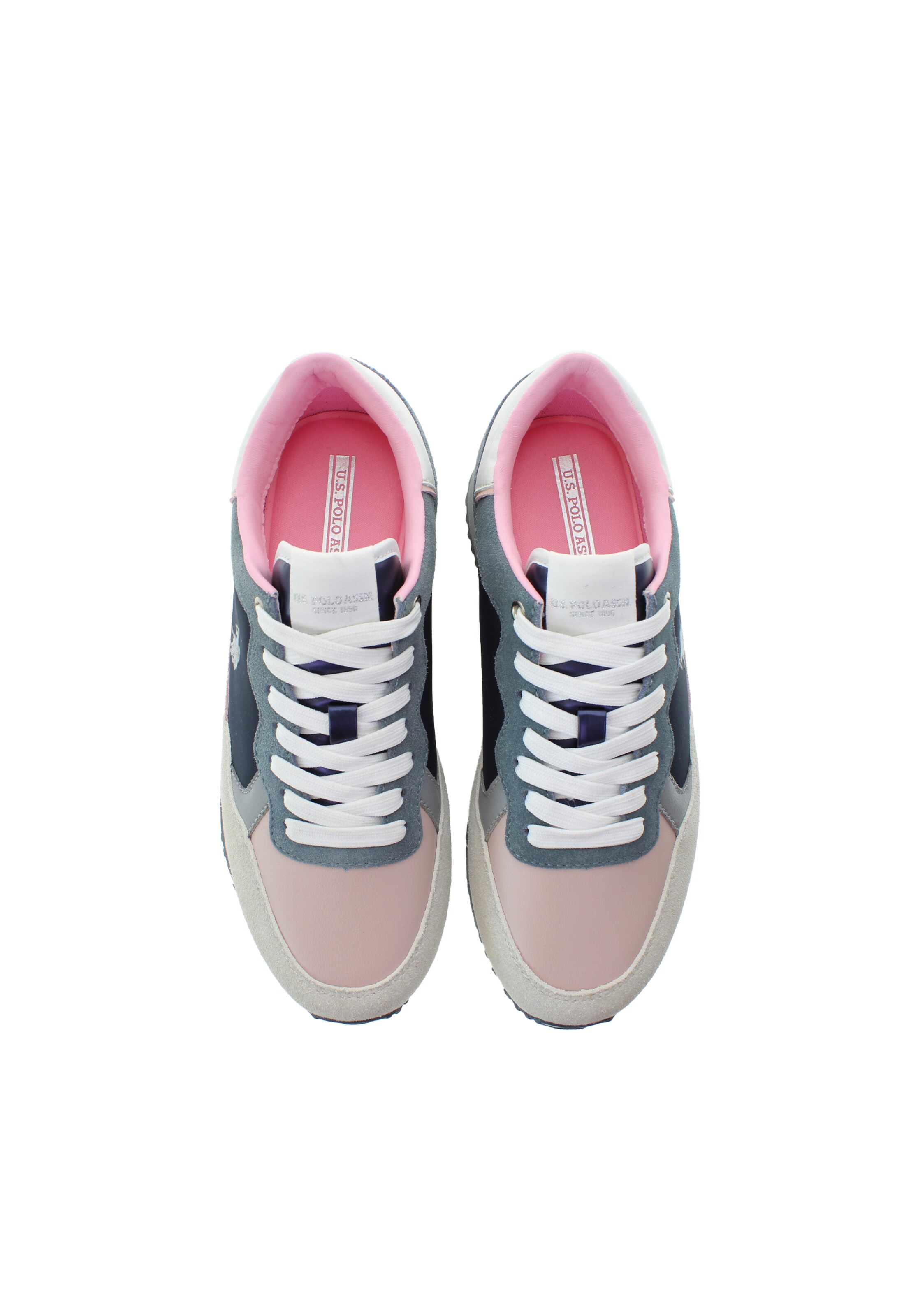 Sneaker bassa 'SACHA005WDSN1' U.S. POLO ASSN. di colore blu / rosa pastello / bianco, Visualizzazione prodotti