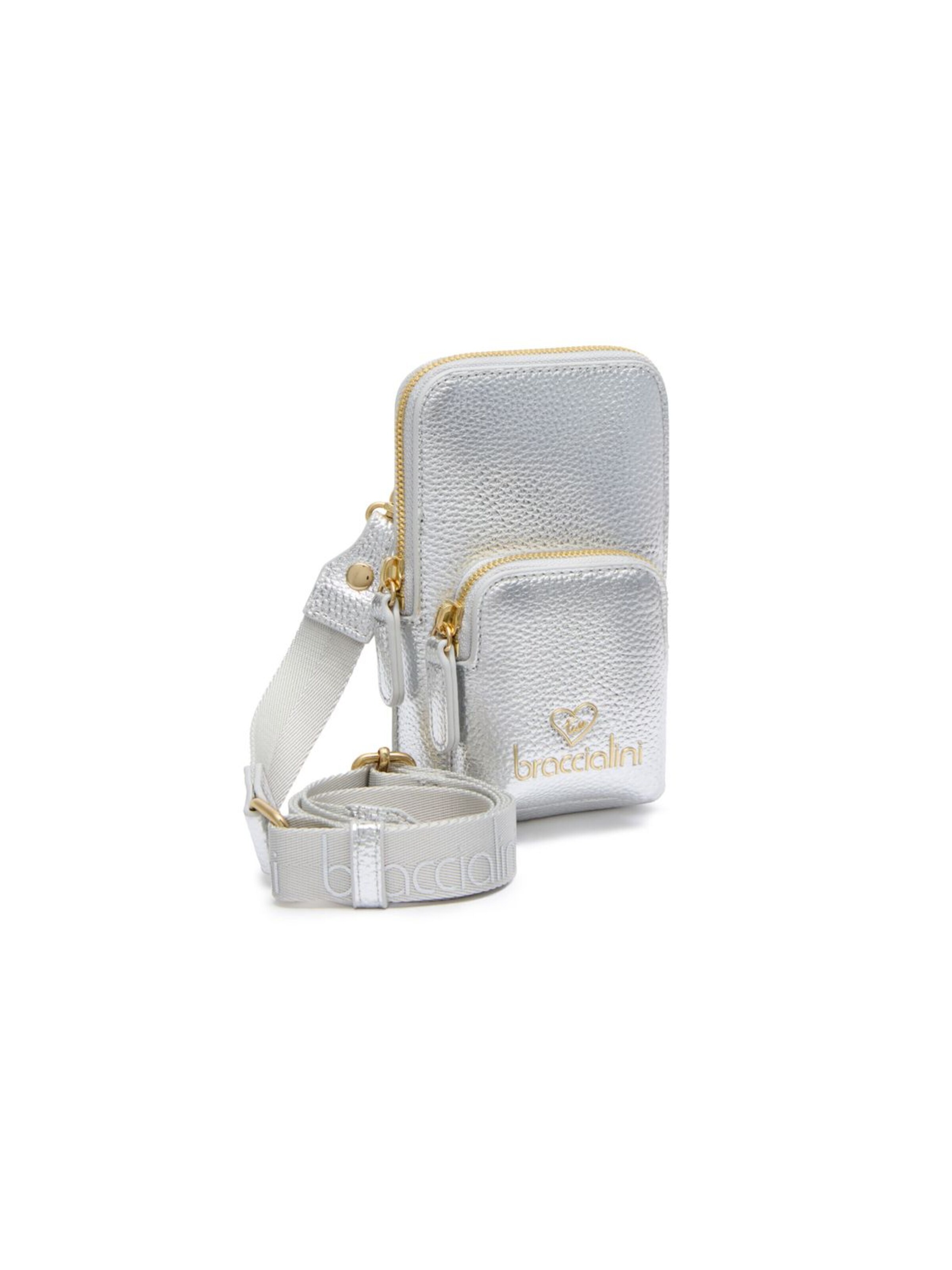 Braccialini Crossbody Bag 'Jinny' in Silver