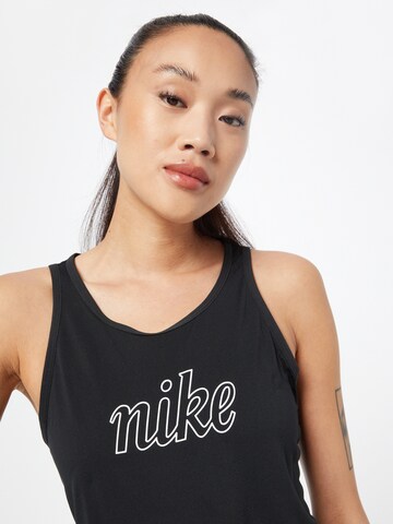 NIKE Sportovní top – černá