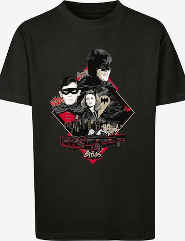 F4NT4STIC Shirt 'Batman TV Series Character Skyline' in Black: front