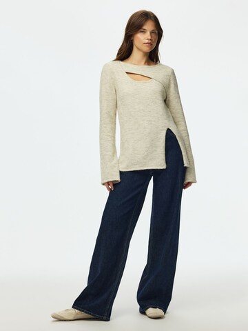 PIECES Sweater 'VALLIE' in Beige