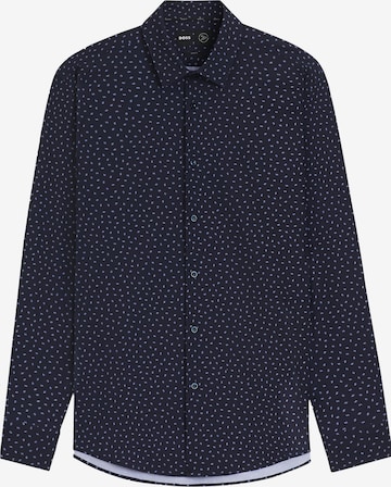 BOSS Hemd 'Hank' in Blau: Vorderseite