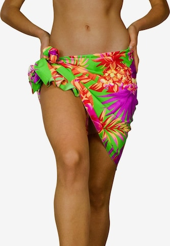 Foulard 'Pineapple' di King Kameha in verde: frontale