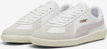 PUMA - Sapatilhas baixas 'Army Trainer' em branco