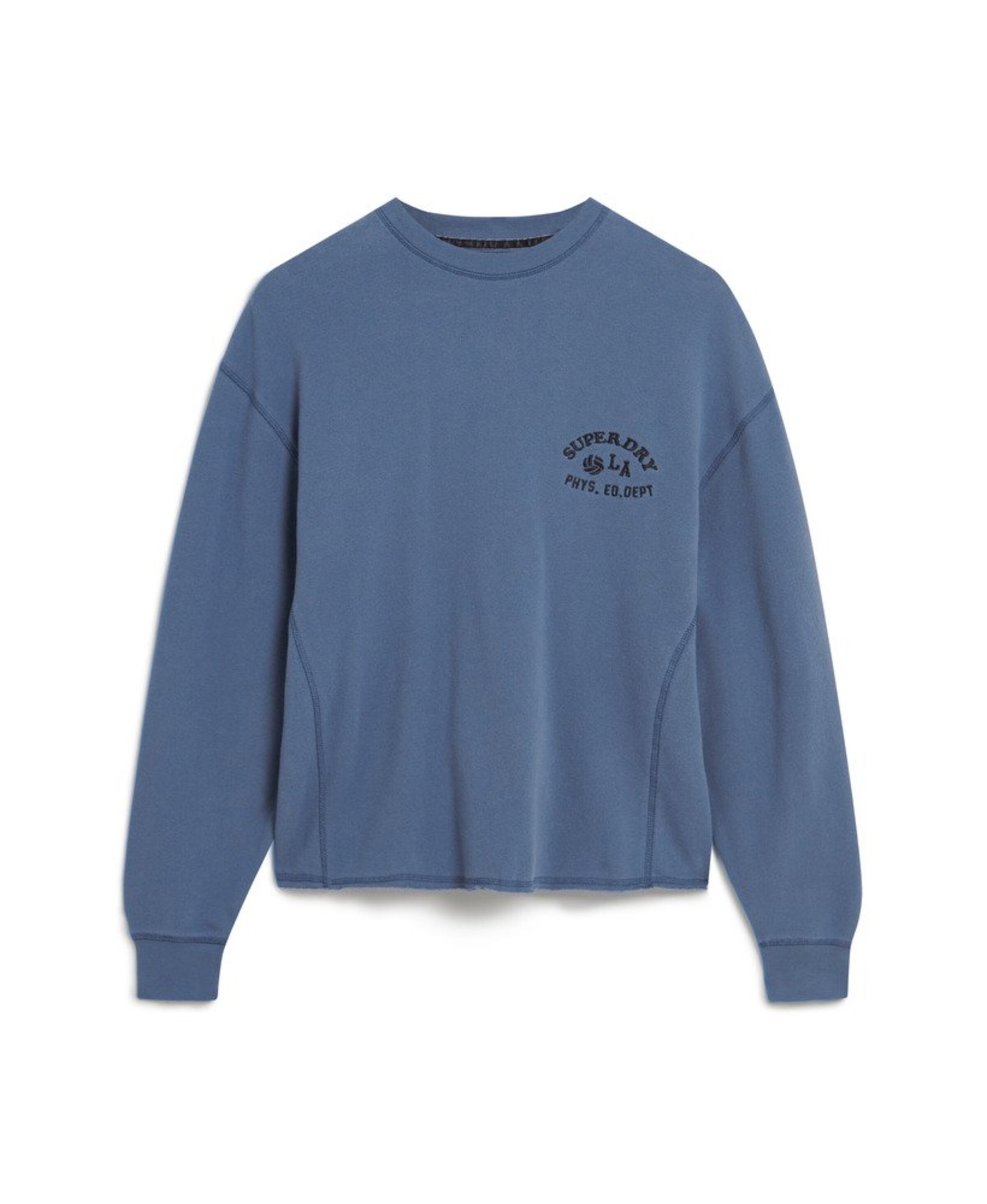 Sweat-shirt 'Essentials' Superdry en bleu : devant